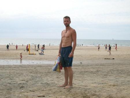 a la plage avec tes tablette de chocolat 